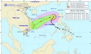 Thông tin mới nhất cơn bão số 9 đổ bộ Biển Đông