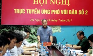 Bão số 2 đổ bộ đất liền: 24 tỉnh thành họp khẩn