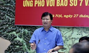 Bão số 7 sẽ gây mưa lớn ở miền Bắc: Phó Thủ tướng chủ trì cuộc họp khẩn