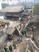 Hiện trường vụ nổ kinh hoàng khiến nhiều người thương vong ở Bắc Ninh