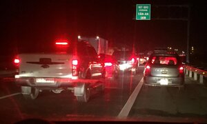 Tai nạn liên hoàn trên cao tốc TP.HCM - Trung Lương