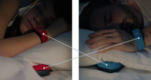 Thiết bị cảm nhận nhịp tim đặt dưới gối cho cặp đôi yêu xa