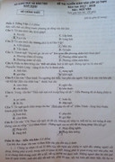 Điểm chuẩn vào lớp 10 chuyên Lê Quý Đôn - Khánh Hoà 2017