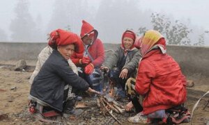Gió mùa Đông Bắc tràn về, Mẫu Sơn chỉ còn 13 độ C