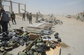 Quân chính phủ Syria thu nhiều tên lửa Mỹ trong kho vũ khí phiến quân