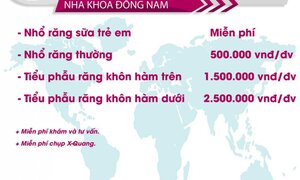 Bảng giá làm răng mới nhất tại Nha Khoa Đông Nam