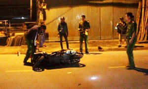 Tông chết cán bộ trật tự đô thị, tài xế xe container tăng ga bỏ chạy