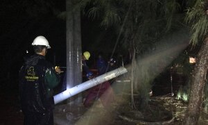 Hàng loạt cột điện gãy đổ, cây xanh bật gốc, xe chết máy la liệt tại TP.HCM