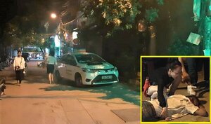 Tài xế taxi bị bắn đạn cao su, chèn xe qua người: Báo cáo Công an TP Hà Nội