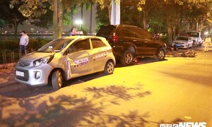 Ô tô Lexus tông gần chục xe trên phố Hà Nội: Sức khỏe các nạn nhân giờ ra sao?