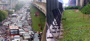 Hà Nội bắt đầu xén 8 km dải phân cách vành đai 3 để chống ùn tắc