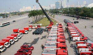 Bộ Công an có thêm 81 xe chữa cháy trị giá hơn 500 tỷ đồng