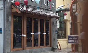 Niêm phong quán cà phê nghi có người đàn ông nước ngoài chết sau khi hút bóng cười
