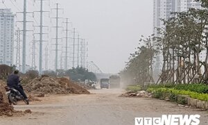 Nhếch nhác đường 40m nối hai tuyến vành đai ở Hà Nội: Lãnh đạo quận Tây Hồ nói gì?
