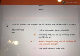 Đáp án sai trong đề thi Sử vào lớp 10: Sở GD&ĐT Hà Nội nói gì?