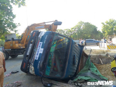 'Hố tử thần' trong công trình nuốt trọn xe tải chở đất