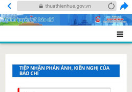 Huế ra mắt kênh tương tác 'Chính quyền với báo chí'