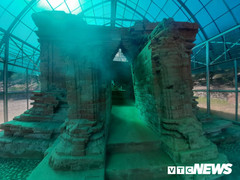 Ảnh: Huế làm gì để bảo vệ 'báu vật nghìn tuổi' người Chăm dưới lòng đất?