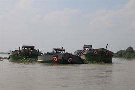 Bộ Công an triệt phá nhóm khai thác cát lậu quy mô lớn ở Bến Tre