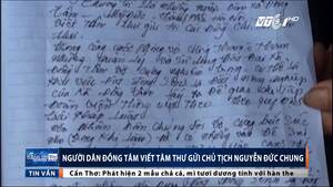 Toàn bộ nội dung bức tâm thư dân Đồng Tâm gửi Chủ tịch Nguyễn Đức Chung