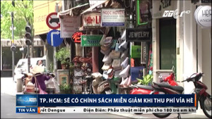 TP.HCM: Sẽ có chính sách miễn giảm khi thu phí vỉa hè