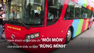 Cận cảnh nội thất sang trọng của xe buýt 2 tầng lần đầu lăn bánh ở Hà Nội