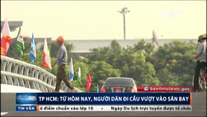 Cận cảnh 2 cầu vượt chạy vào tận cửa sân bay Tân Sơn Nhất