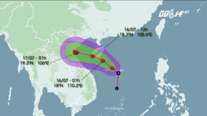 Bão số 2 sắp đổ bộ vào các tỉnh ven biển Nam Định - Hà Tĩnh