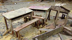 Yên Bái: Xót xa nhìn trường học tan hoang, ngập ngụa bùn đất sau lũ