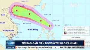 Bão số 6 vừa qua, bão Pakhar lại tăng cấp, hướng thẳng Biển Đông
