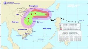 Dự báo mới nhất về đường đi của bão số 11