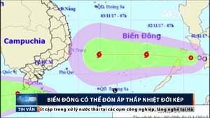 Tin áp thấp nhiệt đới mới nhất: Có khả năng mạnh lên thành bão