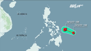 Áp thấp nhiệt đới xuất hiện gần Biển Đông, khả năng mạnh lên thành bão