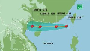Biển Đông đón bão số 5, miền Bắc mưa lớn