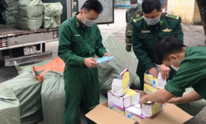 Bắt giữ 50 nghìn khẩu trang xuất lậu sang Trung Quốc 