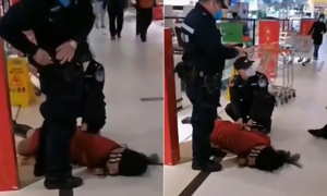 Không chịu đeo khẩu trang, một phụ nữ Trung Quốc bị đuổi khỏi siêu thị 