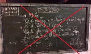 Công an Hà Nội bác tin tổ dân phố có 4 người nhiễm virus corona