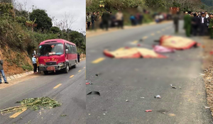 Xe bán tải tông liên hoàn xe máy ở Hà Nội: Nạn nhân kể phút thoát chết thần kỳ