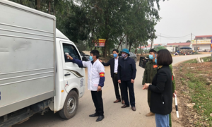 Lập 8 chốt kiểm tra thân nhiệt vùng ‘tâm dịch’ virus corona tại Vĩnh Phúc