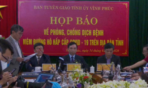 TRỰC TIẾP: Vĩnh Phúc họp báo thông tin phòng, chống dịch Covid-19