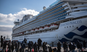 Thêm 79 ca nhiễm Covid-19 trên du thuyền cách ly