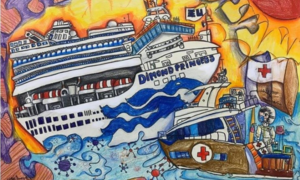 Video: Bé gái 10 tuổi vẽ tranh phòng chống dịch Covid-19 gây 'sốt' cộng đồng mạng