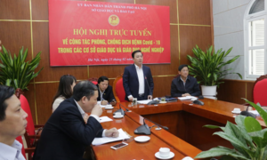 Sở GD&ĐT Hà Nội họp trực tuyến tìm giải pháp đảm bảo an toàn khi học sinh trở lại trường