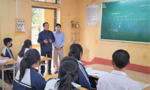 Ngày đầu học sinh trở lại ngôi trường từng có người nhiễm Covid-19 ở Vĩnh Phúc