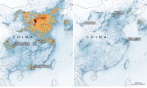 Ô nhiễm không khí tại Trung Quốc giảm mạnh vì Covid-19
