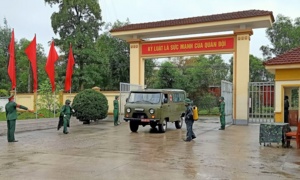 Ảnh: Quân khu 4 diễn tập phòng chống dịch Covid-19