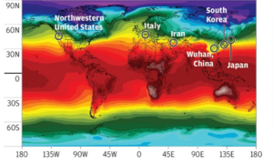 'Hành lang ổ dịch Covid-19' lớn nhất thế giới tập trung ở Bắc Bán cầu