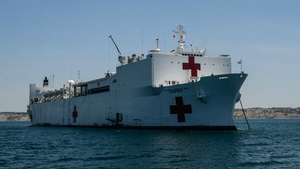 Mỹ điều tàu quân y đến New York hỗ trợ chống dịch Covid-19