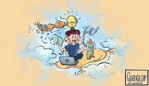 Chàng trai trẻ 'biến' tâm thư của thầy giáo thành bộ tranh dễ thương