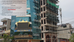 Video: Cận cảnh 2 tòa nhà sừng sững vi phạm trật tự xây dựng của 'Đường Nhuệ'